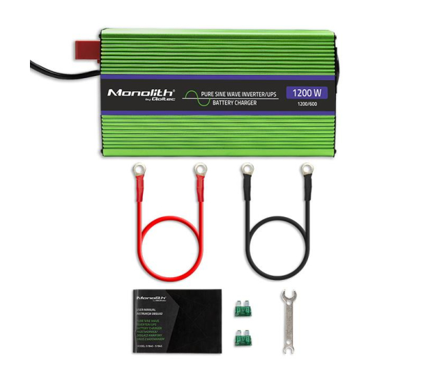 Qoltec Przetwornica UPS 600W/1200W 12V na 230V - 1144910 - zdjęcie 4